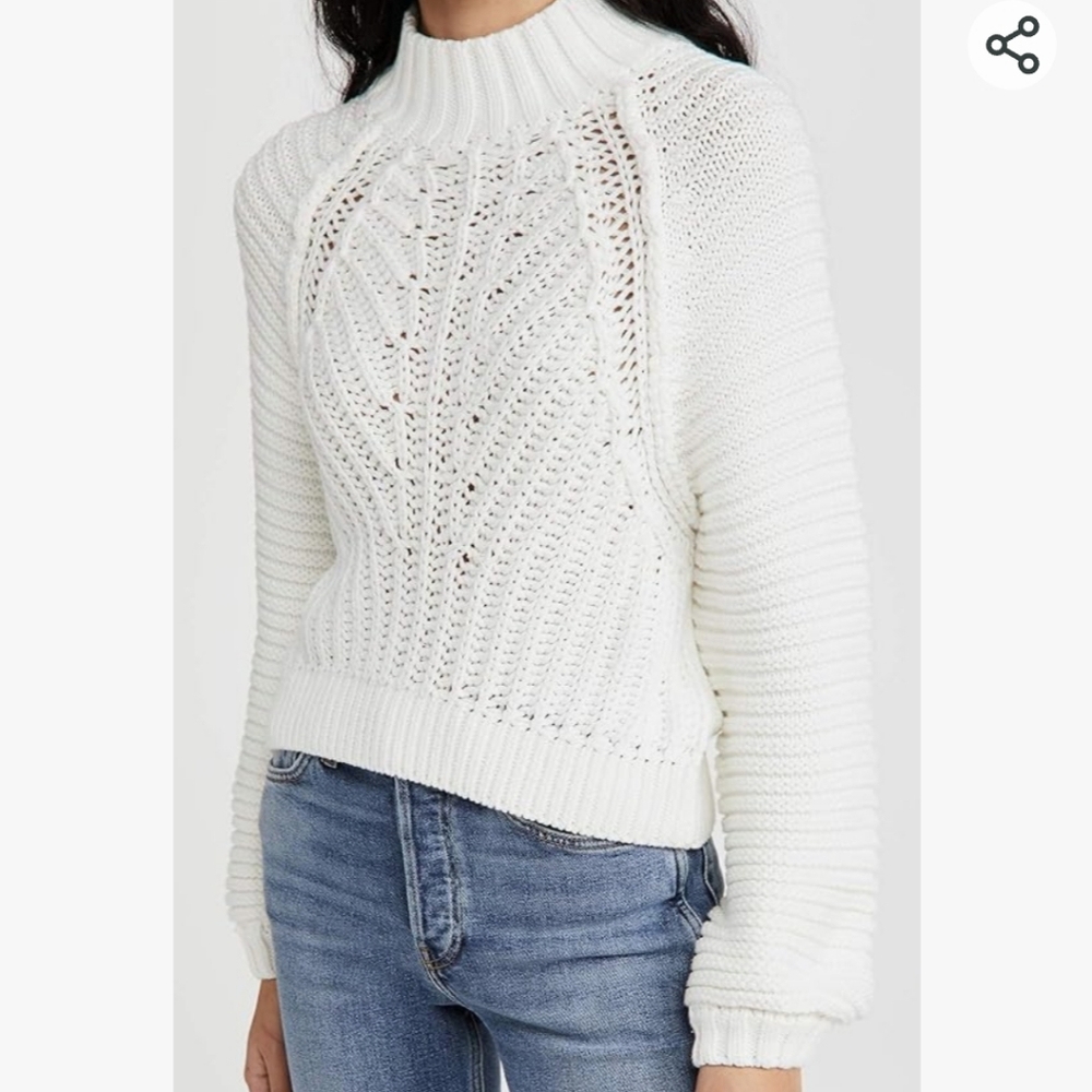NWOT Free People Sweetheart Sweater - Picture 2 of 10